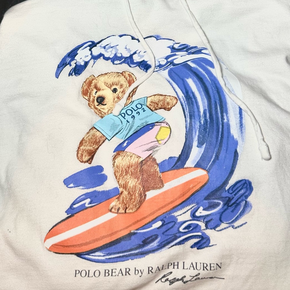 POLO BEAR by Ralph Lauren White Hoodie